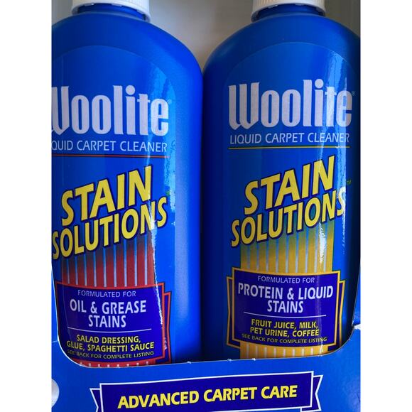 Vintage 1997 Woolite Stain Solutions Liquid Carpet Cleaner Sprays - Picture 3 of 3